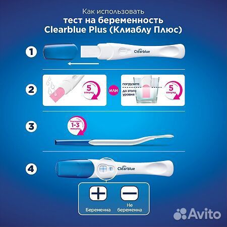 Тест на Беременность клиаблу Плюс №1 #