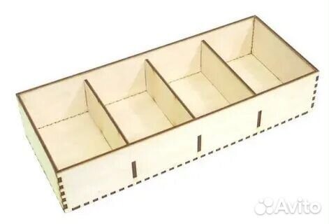 Ящики-коробки с ячейками, органайзер