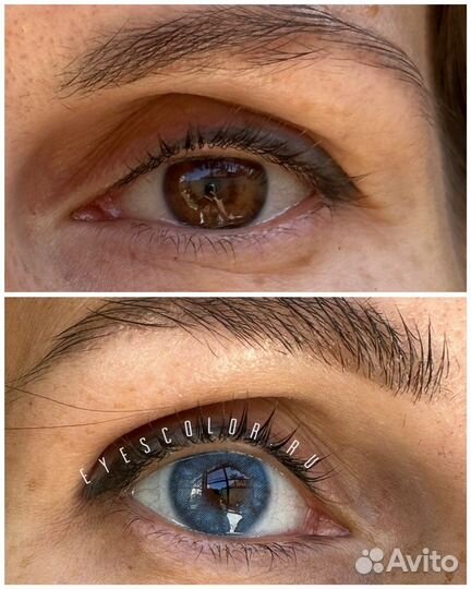 Цветные линзы dox umi blue