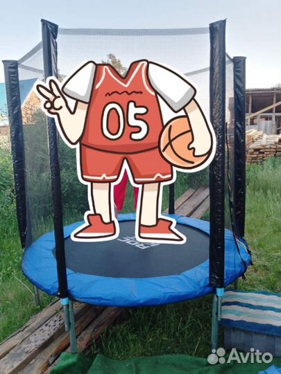 Батут с сеткой
