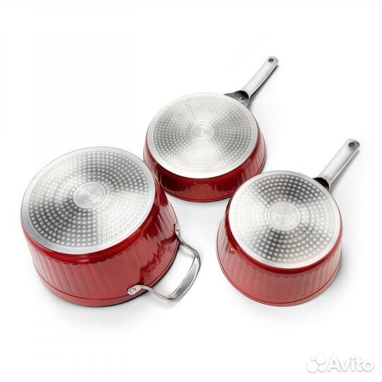 Набор посуды Galaxy Line GL9515, 5 предметов, крас