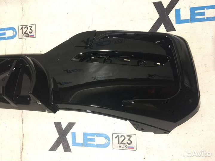 Диффузор BMW 1 F20 LCI Competition 2+0 рестайлинг