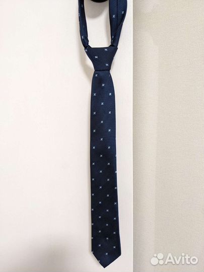 Галстук синий