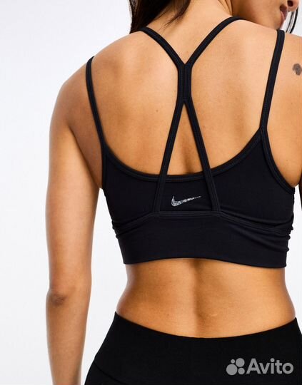 Спортивный топ Nike Training Dri-FIT Indy Черный