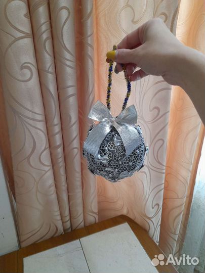 Новогодняя игрушка поделка