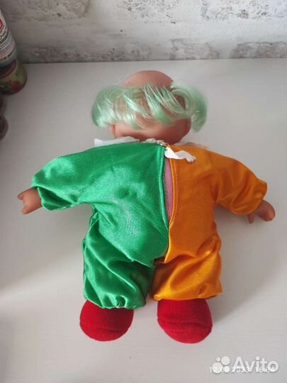 Кукла барбарик гдр пупс клоун
