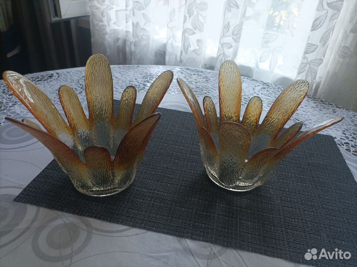 Плафоны к люстре, времён СССР. Жар птица