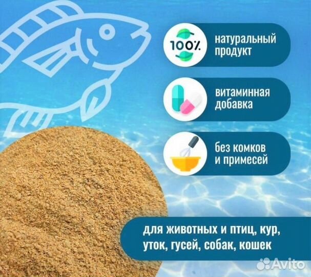 Рыбная мука кормовая