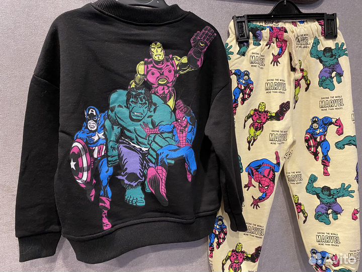 Костюм Zara Marvel новые 92, 104