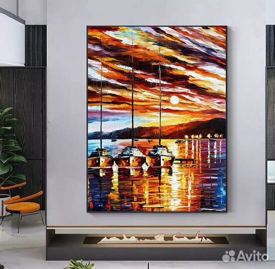 Картина маслом на холсте ручная работа