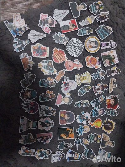 Наклейки с аниме