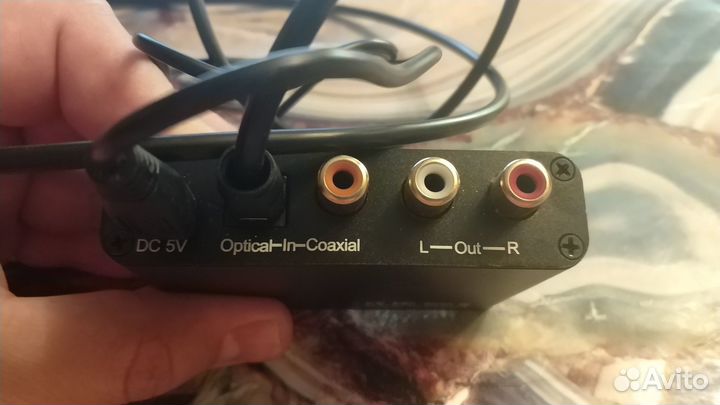 DAC Аудио конвертер Optical/Coaxial to RCA/3.5jack