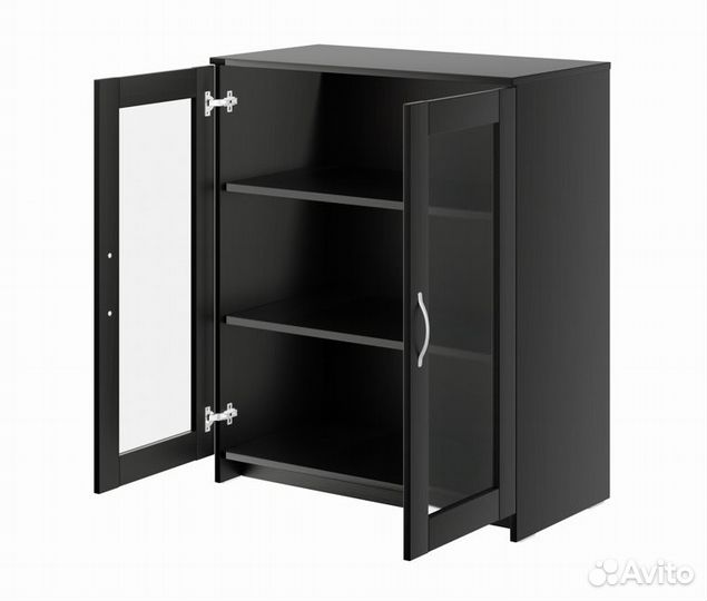 Тумба 2 двери со стеклом