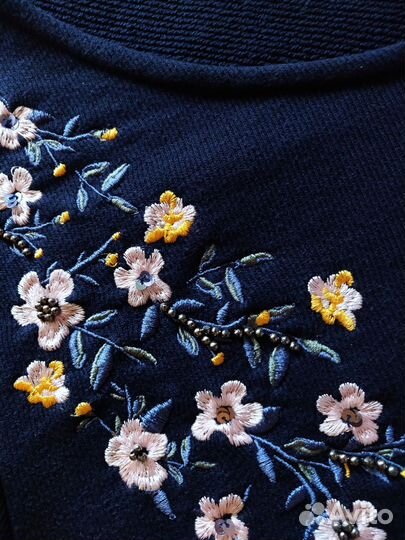 Джемпер Tom Tailor L 48 с вышивкой Германия