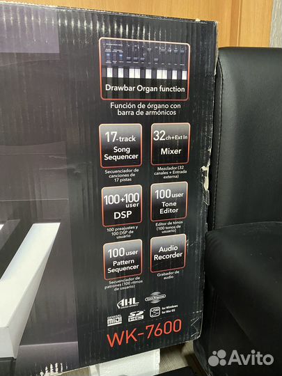 Синтезатор Casio WK-7600