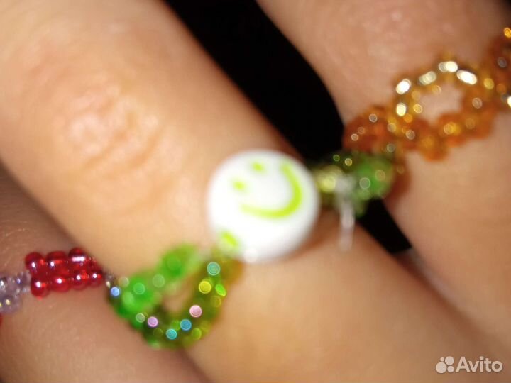 Набор колец из бисера