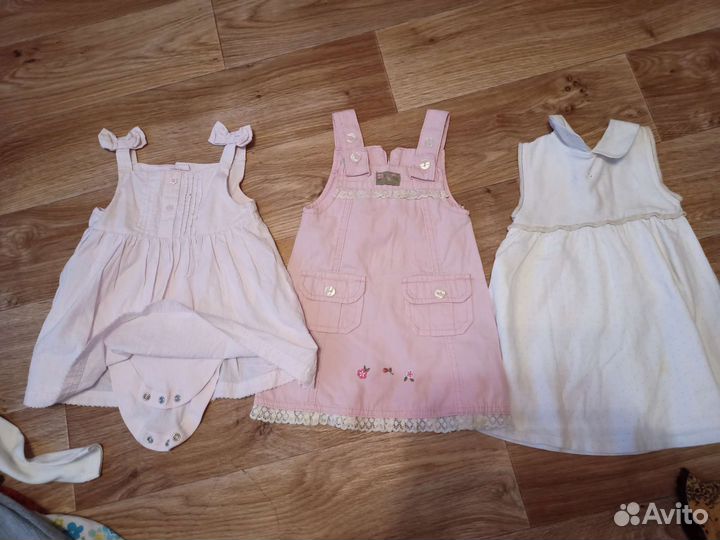 Платья для девочки пакетом 74-80