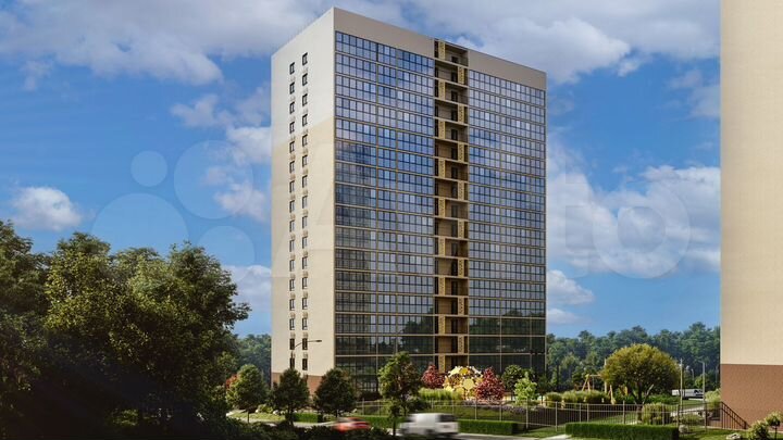 2-к. квартира, 40,8 м², 5/17 эт.