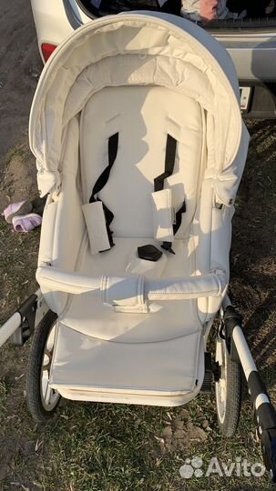 Коляска 2 в 1 adamex эко кожа