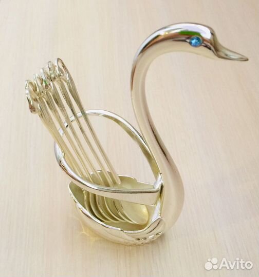 Набор чайных ложек Лебедь