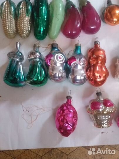 Елочные игрушки СССР