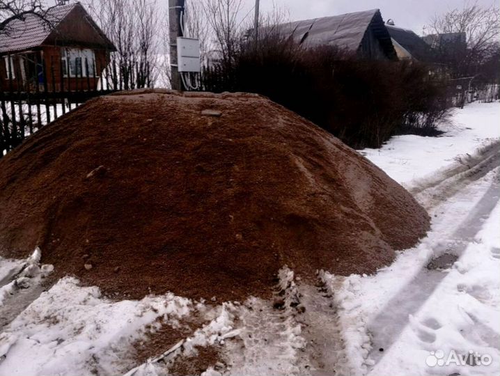 Песок карьерный и мытый в наличии