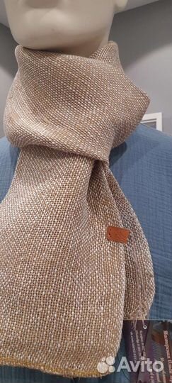 Мужской шарф из льна