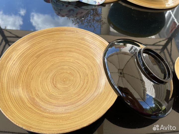 Набор посуды бамбук