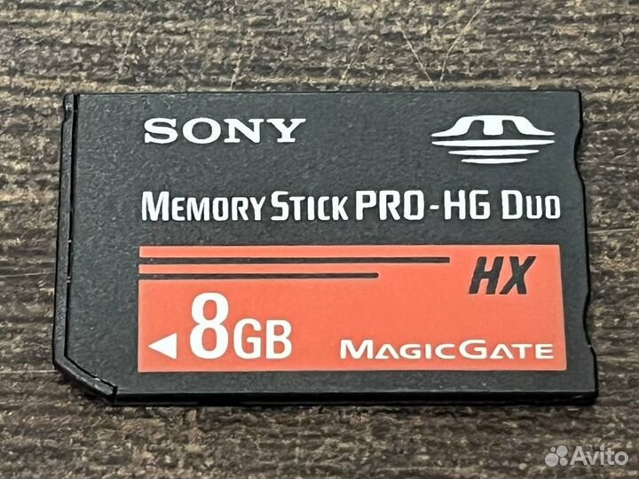 Карта памяти Sony Memory Stick Pro-HG Duo 8gb PSP