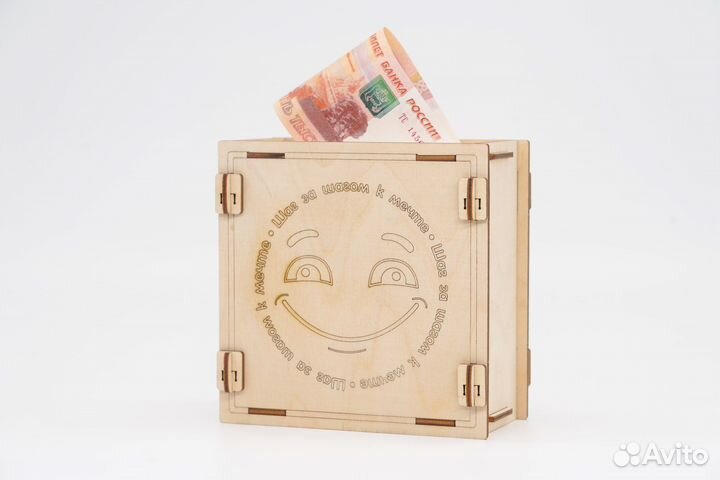 Копилка деревянная