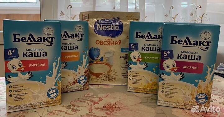 Детские каши молочные