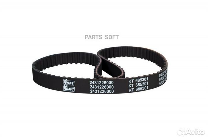 Kraft KT 685301 Ремень грм Hyundai Accent 1.5 16v
