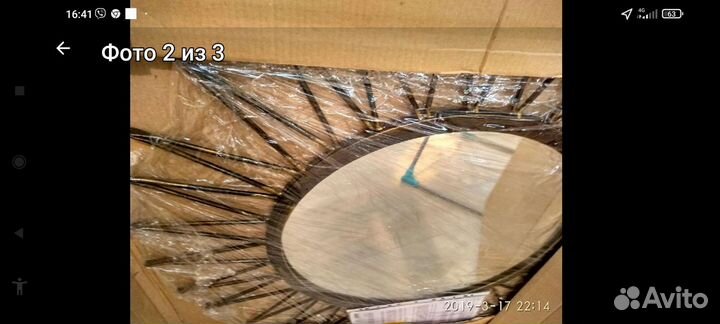 Кованое зеркало под стариину