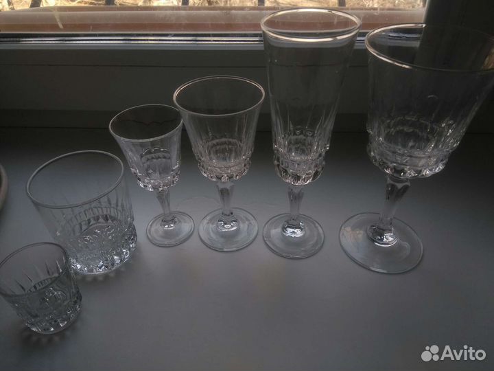 Фужеры, рюмки, стакан, бокал стекло