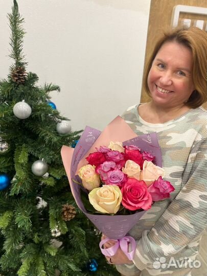 Цветы букеты розы