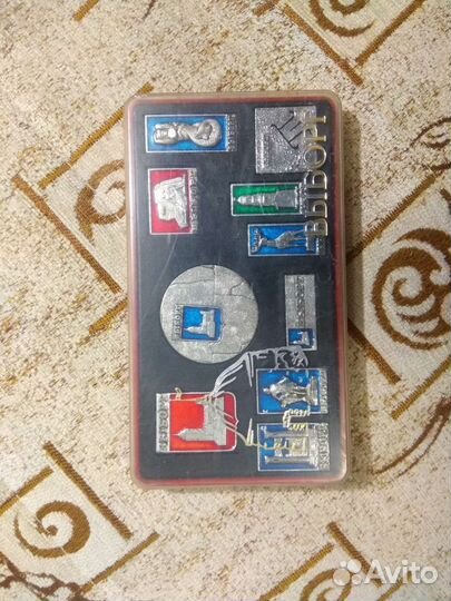 Значки СССР. Набор в оригинале Выборг 1978 г