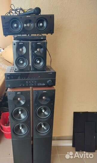 Домашний кинотеатр, караоке, yamaha, акустика jamo