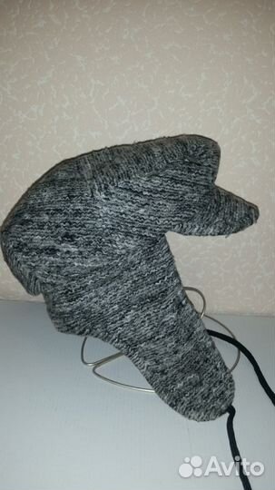 Шапка женская меланж серый р.58-60