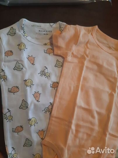 Новые боди Reserved (7шт) + повязки