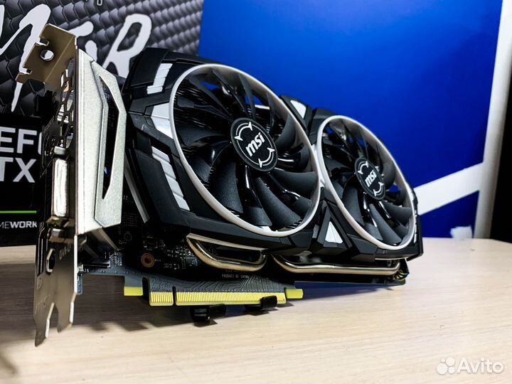 Видеокарта MSI Armor GTX 1060 3Gb 192Bit