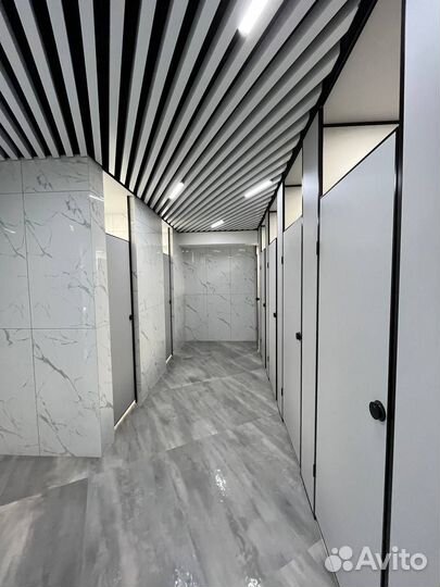 Сантехнические перегородки для ТЦ