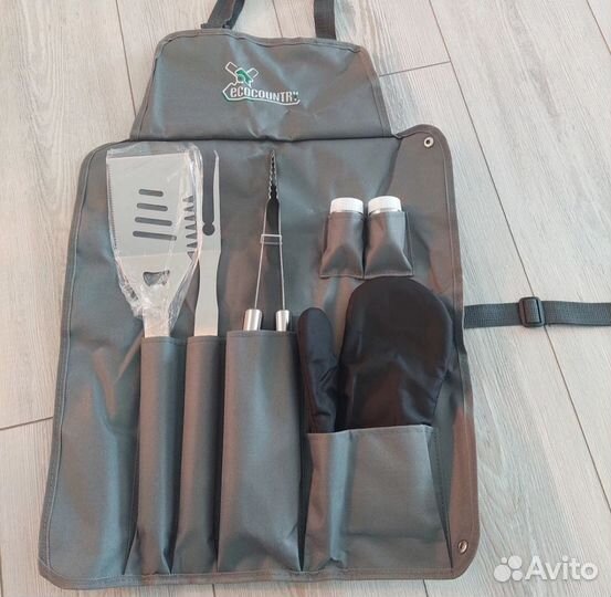 Набор для шашлыка и барбекю новый 7предметов