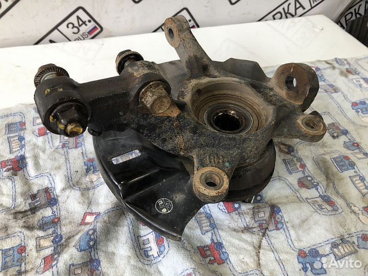 Кулак поворотный передний правый Hyundai Solaris