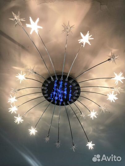 Люстра потолочная бу