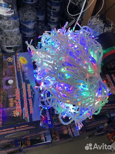 Гирлянда уличная бахрома