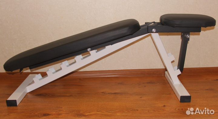 Силовая скамья + гантели по 16.5 кг каждая