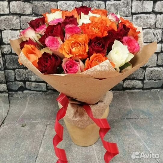 Букет из цветов на 8 марта