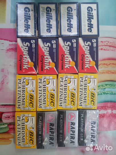 Лезвия Gillette,Sputnik,BIG,rapira