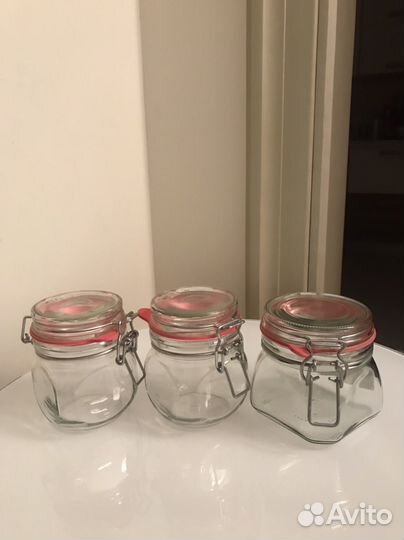 Банки стеклянные с бугельным замком