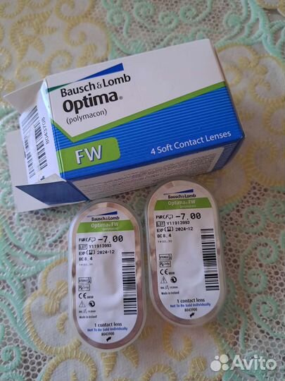 Линзы контактные